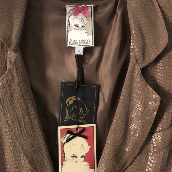 Yoana Baraschi Sequins Blazer $485 - Picture 8 of 8